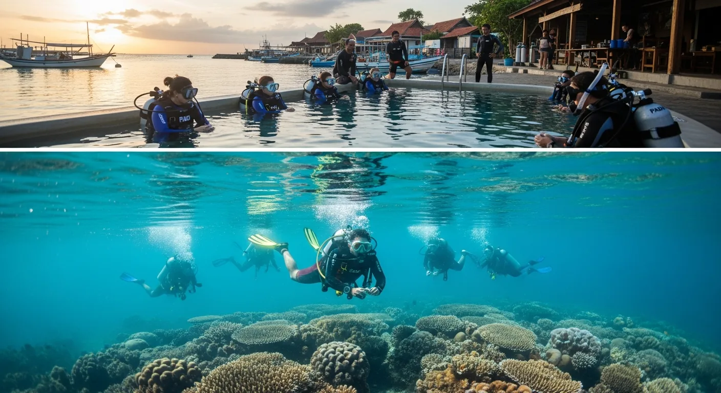 About Gili Air Diving Course — Method, PADI Instructors, Trust