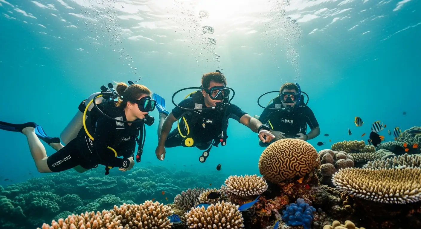 Gili Air Diving Course — PADI Open Water + Advanced + Rescue